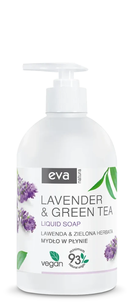 EVA NATURA Creamy liquid soap with lavender and green tea